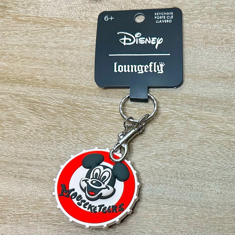 Loungefly Mouseketeers Drum Keychain